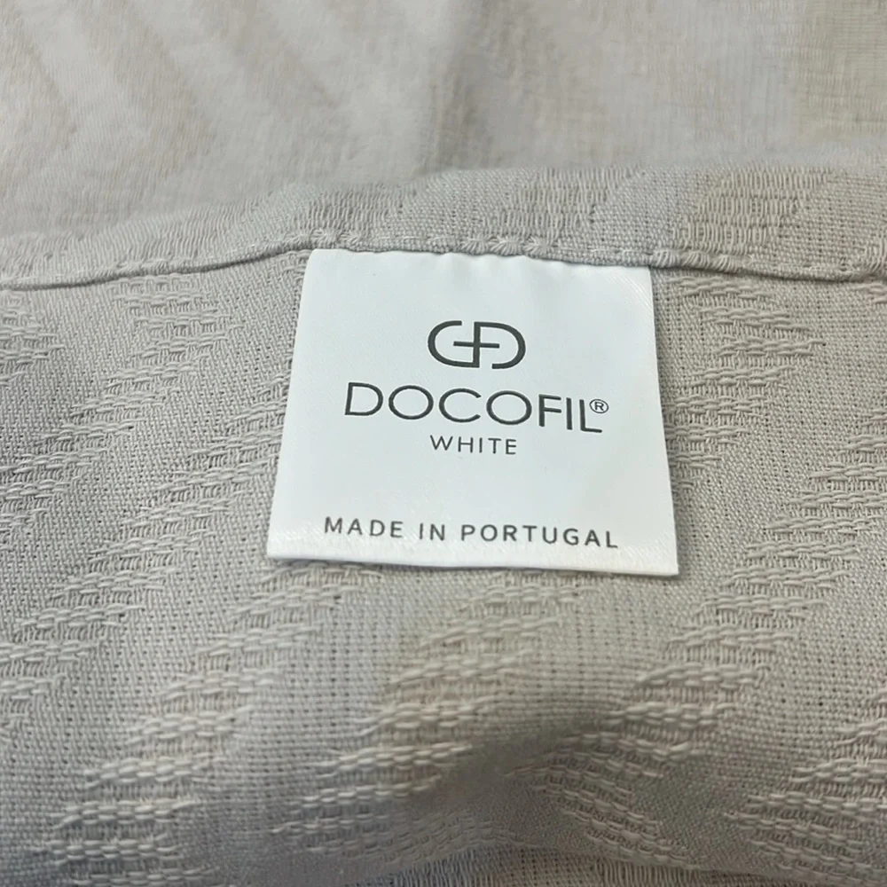 DOCOFIL 2 Textured Cotton Sham Pillow‎ Cases